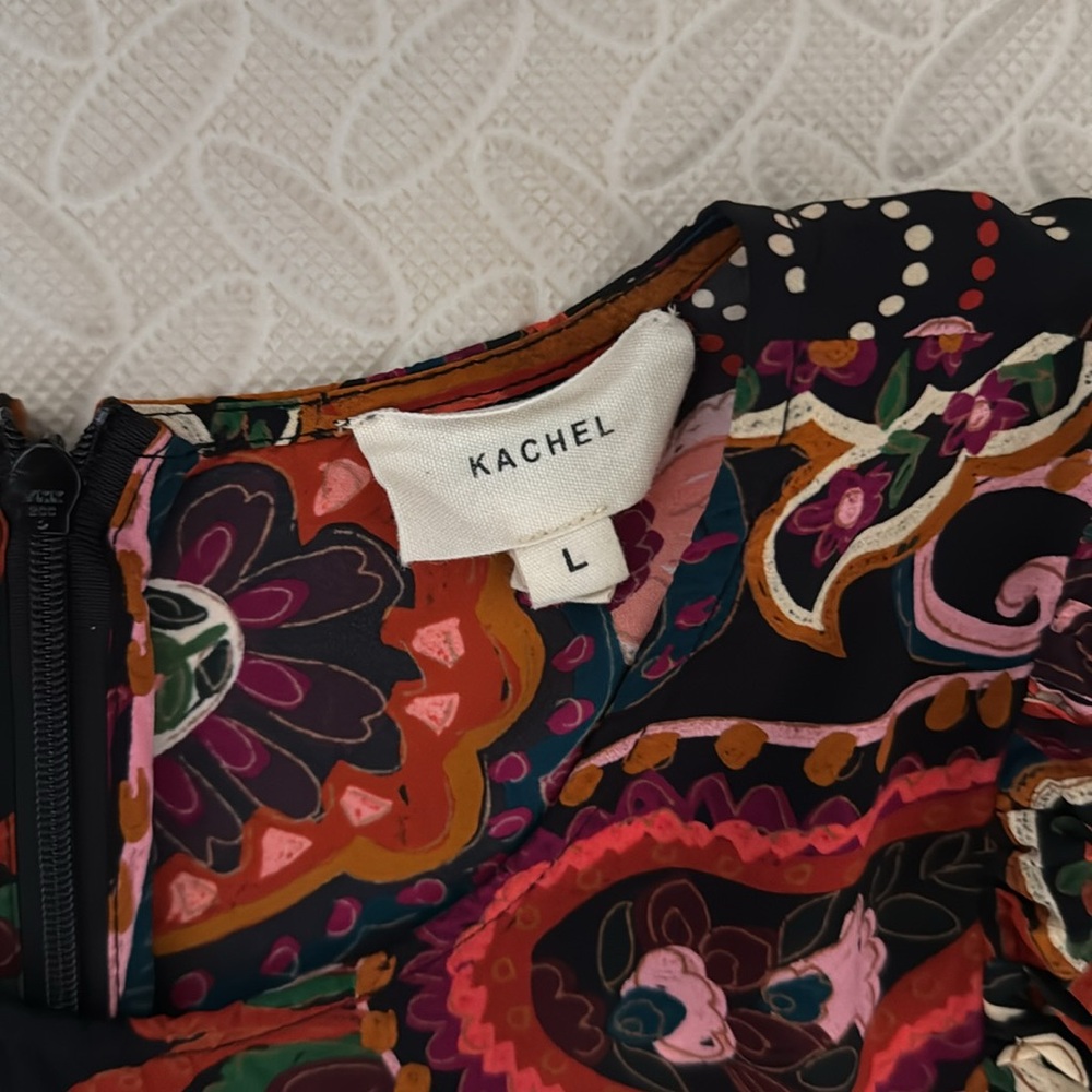 Anthropologie Kachel Puff Sleeve Dress - Picture 5 of 7